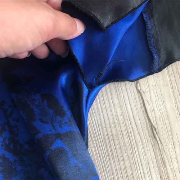 Black & Blue Studio Y One Shoulder Dress Top - Picture 2 of 9